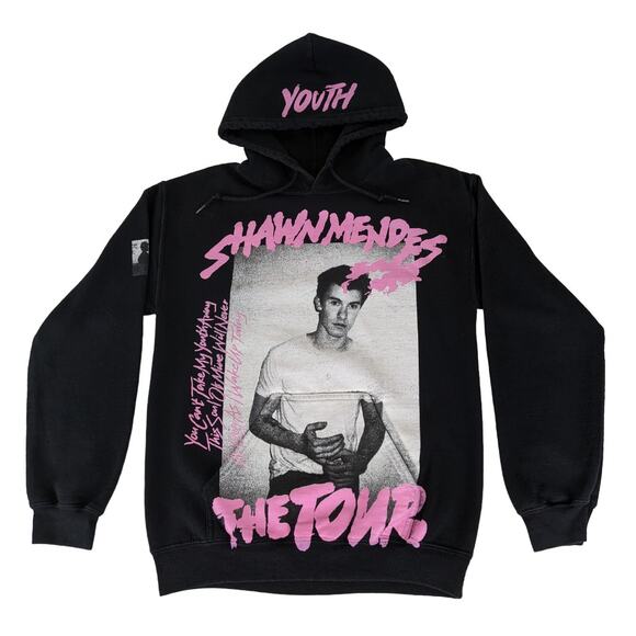 Shawn Mendes Youth 2019 Concert Tour Hoodie Sweatshirt S Band Merch Fan - Picture 1 of 5